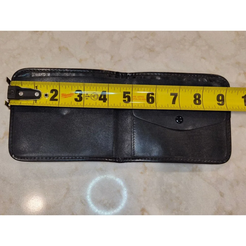 Christian Dior Trotter Monogram Oblique Bifold Wallet Navy Leather  Made: France